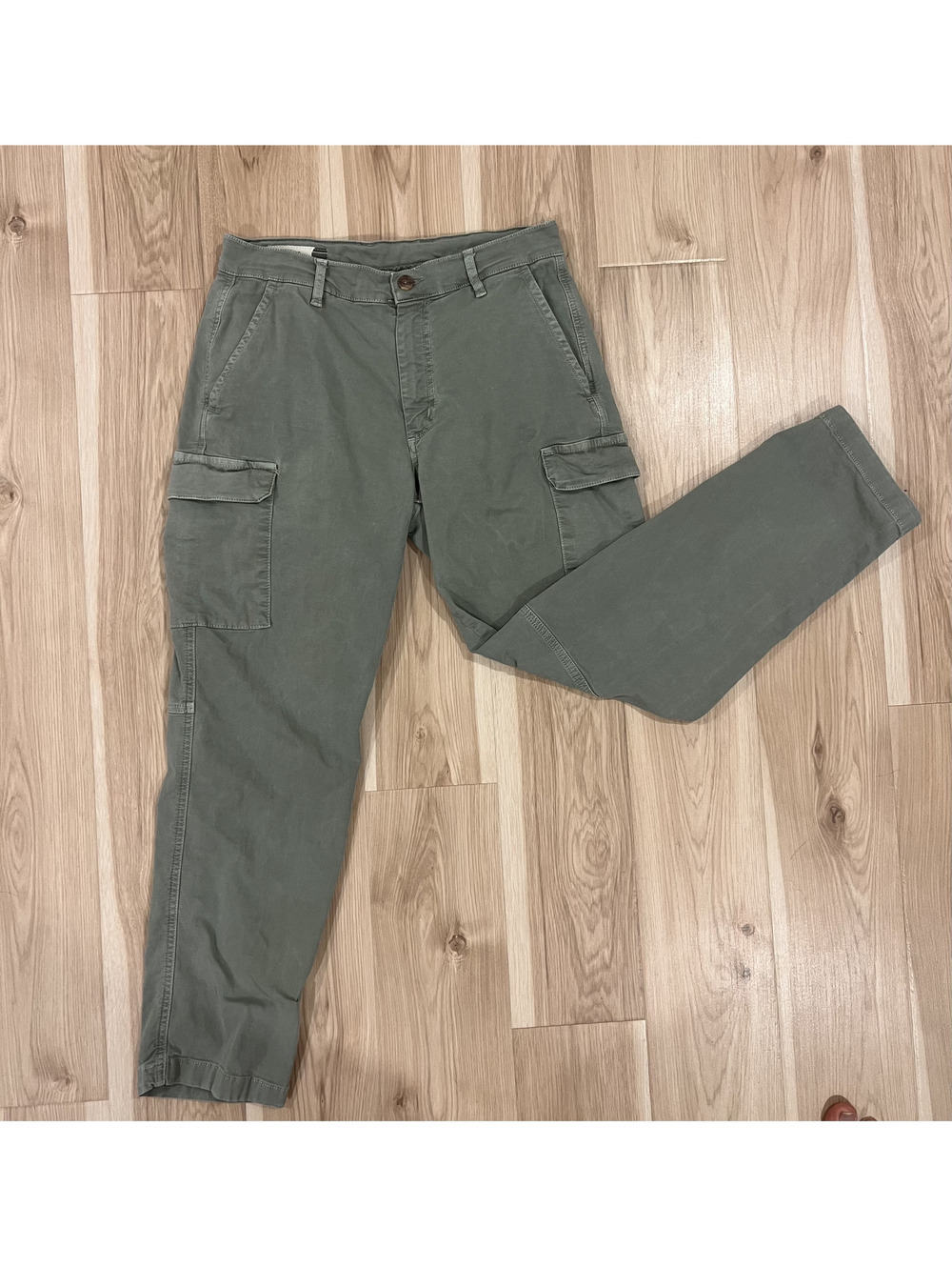 Marine Layer Mens 32x30 Breyer Cargo Utility Pants Green